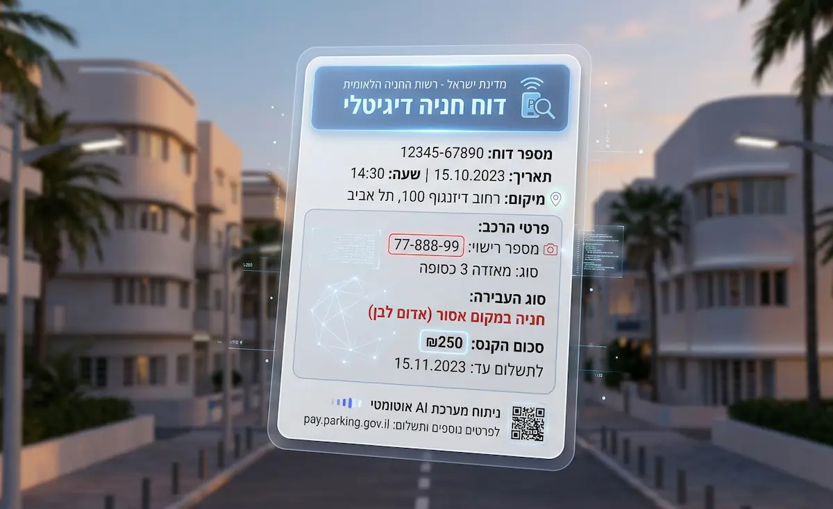 ערעור דוח חניה